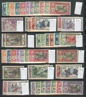 FRENCH COLONIES Ranges Incl. General Issues (29), Algeria 1930 Centenary Set M (13), Fezzan & Ghadames (40) Three Se - Autres & Non Classés