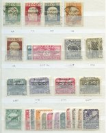 FIUME 1918-24 Collection Incl. 1918 Harvesters & Parliament Vals To 20f M, 1918 Postage Due Set M, 1920 New Currency - Autres & Non Classés