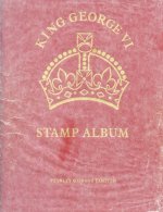KGVI The Printed Album Containing A Few Remaindered Stamps, Leaving Hinge Marks Where The Others Have Been Removed. - Autres & Non Classés