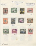 BRITISH COMMONWEALTH Collection Housed In A Devon Album With (countries G-N) Early QEII - Mainly U Incl. Hong Kong, Mala - Andere & Zonder Classificatie