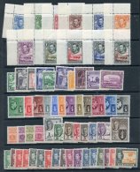 KGVI - BECHUANALAND 1938 Set In UM Corner Marginal Singles, BRITISH GUIANA 1938 Set (excl. 60c & $3) UM, GAMBIA 1938 - Sonstige & Ohne Zuordnung