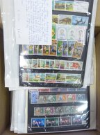 BRITISH COMMONWEALTH Accumulation Of Collections/ranges Mainly On Hagner Leaves. QV-QEII M Or U - Many Part Sets With Us - Other & Unclassified