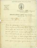 Antoine Alexandre COSSON (1766-1839) - General De La Revolution - METZ 1801 - Caffarelli Garde Des Consuls Nancy - Historische Dokumente
