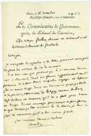 Philippe Antoine MERLIN DE DOUAI (1754-1838) - Homme D'Etat - Paris 1802 - Historical Documents