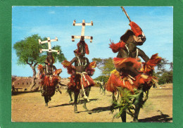 République Du MALI - LE PAYS DOGON SANGHA- La Danse Des MASQUES -CPM Année 1969 EDIT ATTIE OUAGADOUGOU - Malí