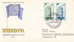 GERMANY 1956 EUROPA CEPT FDC - 1956
