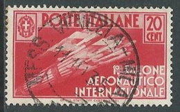1935 REGNO USATO SALONE AERONAUTICO 20 CENT - U23-6 - Oblitérés