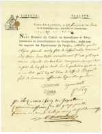 Revolution - VILLE-AFFRANCHIE - Lyon 1793 - Arr. Du Gourguillon  - Comite De Surveillance - Terreur - Historical Documents