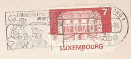 1985 LUXEMBOURG COVER (postcard ) Illus SLOGAN Pmk CYCLING Cycle Bicycle Bike Stamps - Covers & Documents