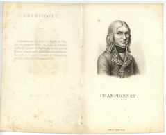 Jean ETienne Vachier, Dit CHAMPIONNET (1762-1800) - Belle Gravure Ca. 1818 D'Ambroise Tardieu - Historical Documents