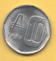 ARGENTINA - 10 Australes 1989 SC  KM102 - Argentina