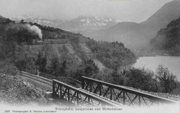 LUNGERN → Brünig-Dampfbahn Unterwegs Am Lungerersee - Lungern