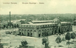 MOZAMBIQUE, MOÇAMBIQUE, LOURENÇO MARQUES, Mercado Municipal, Market, 2 Scans - Mozambico