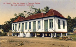 S. THOMÉ E PRINCIPE, S. TOMÉ, Villa Dos Neves, Casa Da Escola,  2 Scans - São Tomé Und Príncipe