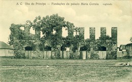 S, THOMÉ E PRINCIPE, S, TOMÉ, Ilha Do Principe, Fundações Do Palacio Maria Correia,  2 Scans - Santo Tomé Y Príncipe