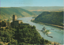 Kaub - Burg Gutenfels Bei Kaub Am Rhein Mit Der Pfalz - Kaub