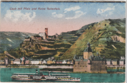 Kaub - Caub Mit Pfalz Und Ruine Burg Gutenfels 2 - Kaub