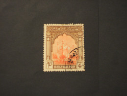 BAHAWALPUR - 1948 MOSQEA 4 A. - TIMBRATO/USED - Bahawalpur