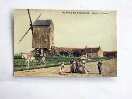 Carte Postale Ancienne : BEAUNE LA ROLANDE : Moulin Pélard, Animé, En 1906, RARE - Beaune-la-Rolande