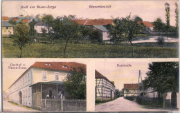 Gruß Aus NEUEN SORGA Bad Hersfeld Gasthof Dorfstraße 27.3.1911 Gelaufen - Bad Hersfeld