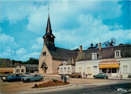 NANCAY PLACE EGLISE VOITURES - Nançay