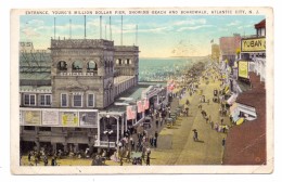 USA - NEW JERSEY - ATLANTIC CITY, Young's Million Dollar Pier, Kl. Druckstelle - Atlantic City