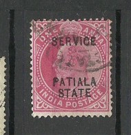 INDIA Patiala State Revenue Tax Stamp Service OPT O - Patiala