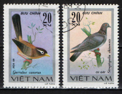 VIETNAM - 1978 - UCCELLI - BIRDS - USATI - Viêt-Nam