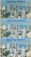 Hong Kong - HKT09,10,11, Hong Kong Skyline 3rd Series, 1989, 50 HK$,100 HK$, 250 HK$, Used - Hong Kong