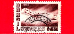 BRASILE - Usato - 1956 - 50 Anni Del Primo Volo Santos Dumont - 6.50 P. Aerea - Airmail