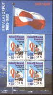 Groenland Gröenlande 1995 Yvertn° Bloc 9 (°) Used Oblitéré Cote 22 Euro Drapeau Vlag - Blokken