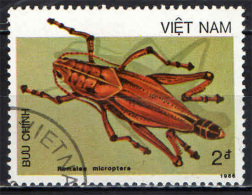 VIETNAM - 1986 - INSETTO - USATO - Viêt-Nam
