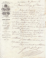 LAC A. Sage Truffes Du Périgord N°60 GC Cad T17 Brive Corrèze 1870 (2 Scans) - 1849-1876: Periodo Clásico