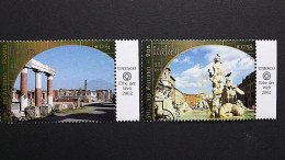 UNO-Wien 371/2 Oo/ESST, UNESCO-Welterbe: Italien: Archäologische Stätten Von Pompeji, Historisches Zentrum Von Rom - Used Stamps
