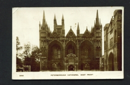 ENGLAND  -  Peterborough Cathedral  Used Vintage Postcard As Scans - Autres & Non Classés