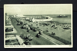 ENGLAND  -  Worthing  Marine Parade And Band Enclosure  Used Vintage Postcard As Scans - Worthing