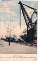 BREMERHAVEN Neuer Hafen Mit Altem Riesenkran + Schulschiff Herzogin Cecilie 1901 Verlag Reinicke & Rubin Magdeburg - Bremerhaven