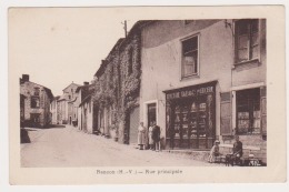 CPA HAUTE VIENNE 87 RANCON  Rue Principale - Altri & Non Classificati