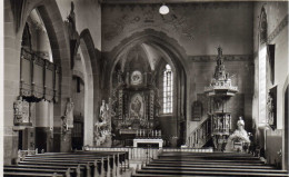 AK Oberursel Im Taunus Bei Königstein, Eschborn, Kronberg, Cronthal -Inneres Pfarrkirche, Selten !!! - Oberursel