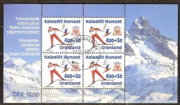 Groenland Greenland 1993 Yvertn° Bloc 5 (°) Used Oblitéré Sport Cote 25 Euro - Blocs