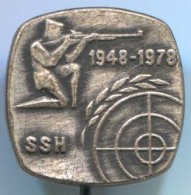 ARCHERY / SHOOTING, Hunter Jager Caccia - SSH Croatia, Federation, Vintage Pin, Badge - Tir à L'Arc