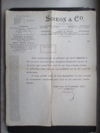 VP COURRIER (M1415) BRUXELLES SOIRON & CO Expéditeurs (2 Vues) 05/11/1921 - 1900 – 1949