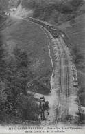 SAINT-URSANNE → Chemin De Fer Entre Les Deux Tunnels De La Croix Et De La Cotatte 1911 - Saint-Ursanne