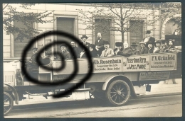 Deutschland, Germany - Postkarte - " Wallroth´s Auto - Fahrt G.m.b.H. ", Berlin - Potsdam, 1913 ! - Taxis & Fiacres