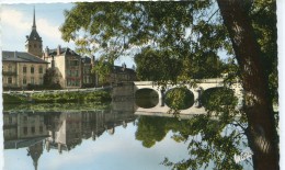 CPSM 41 ROMORANTIN L EGLISE ET LE PONT SUR SAULDRE VUS DU JARDIN PUBLIC 1964 - Romorantin