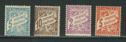 ANDORRE N° Taxes 17 à 20 ** - Unused Stamps