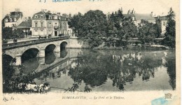 CPA 41 ROMORANTIN LE PONT ET LE THEATRE  1918 - Romorantin