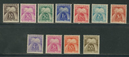 ANDORRE N° Taxes 21 à 31 */** - Unused Stamps