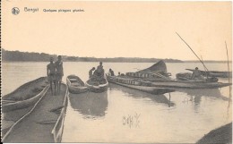 Bangui - Quelques Pirogues Géantes - Centrafricaine (République)