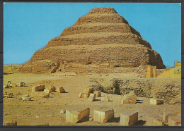 Egypt,  Sakkara, King Zoser's Step Pyramid. - Piramiden